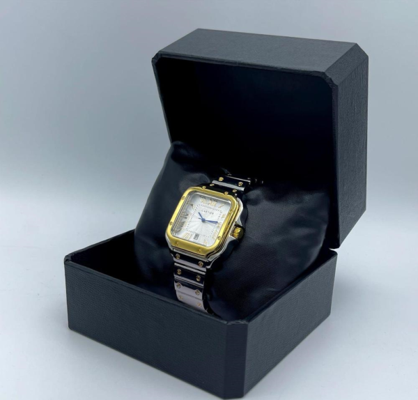 Solara Supreme G101 – Elegant Rose Gold Chain Watch with Open-Heart Dial